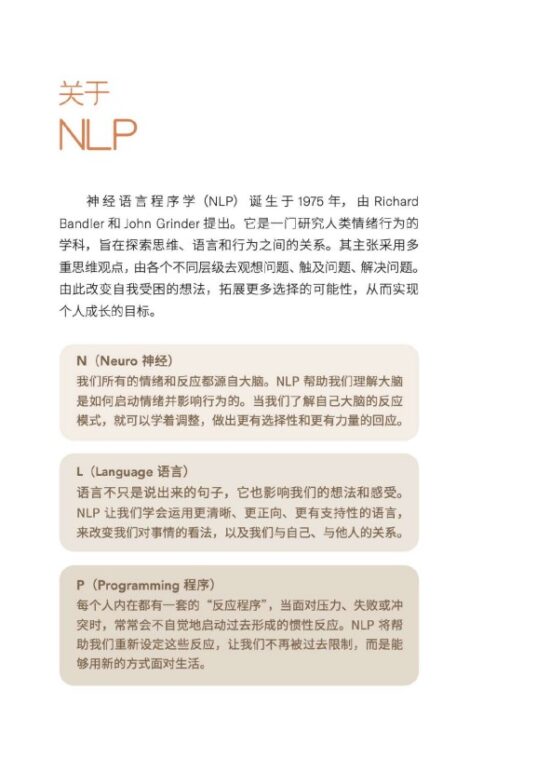 《原来，你天生就会用NLP》
