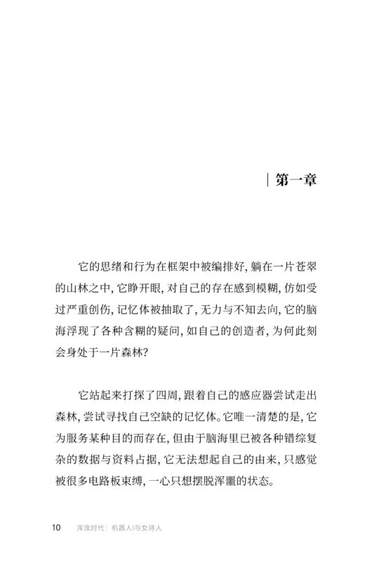 浑浊时代：机器人I与女诗人